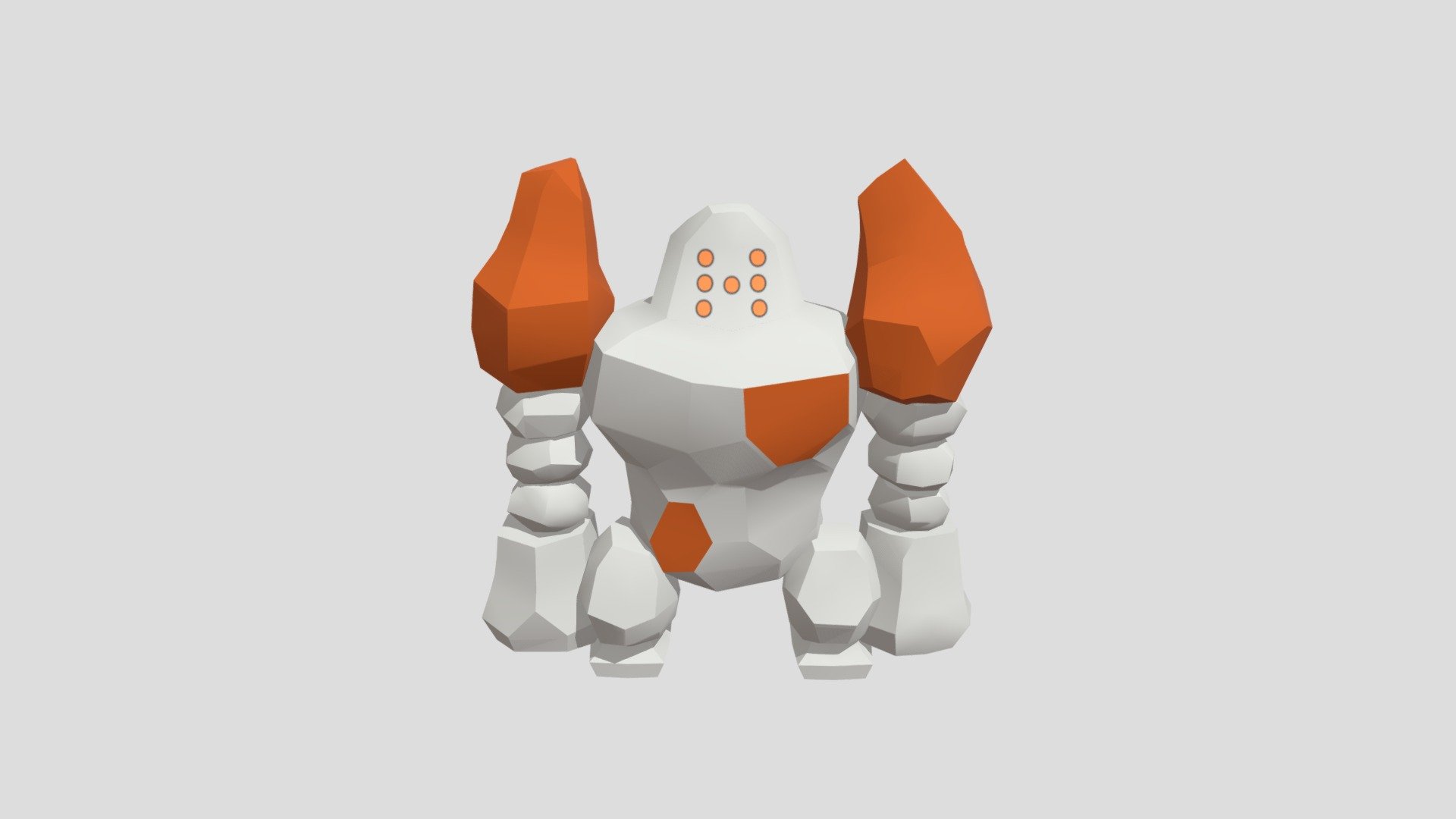 Mobile - Pokemon HOME - 377 Regirock - Download Free 3D model by ...