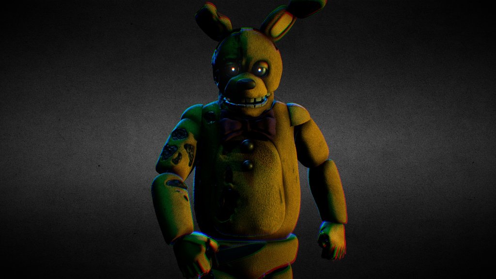 FNaF Movie Spring Bonnie remastered