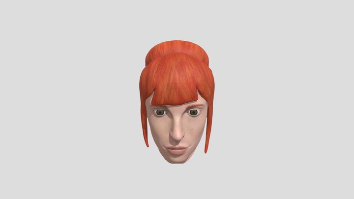 Hayley Williams Character Bust 3D Model