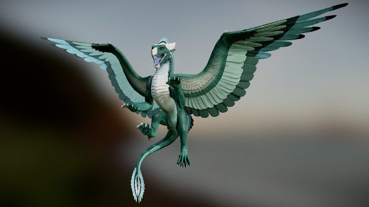 Visona The Dragon 3D Model