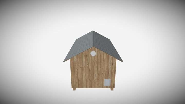 Hühnerstall BIG - 4x2m 3D Model