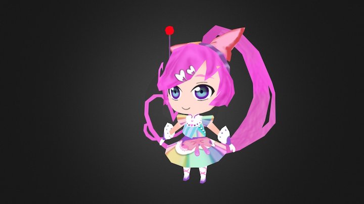 Chibi Character 3D Model