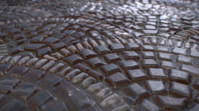 Substance Designer - Cobblestone Road 3D Model