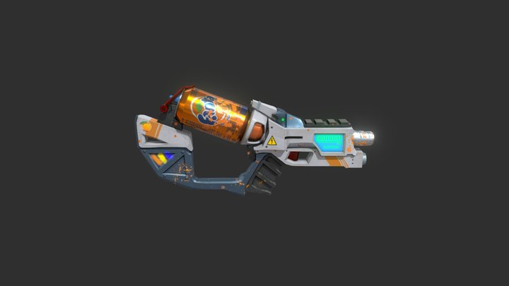 Fanta gun 3D Model