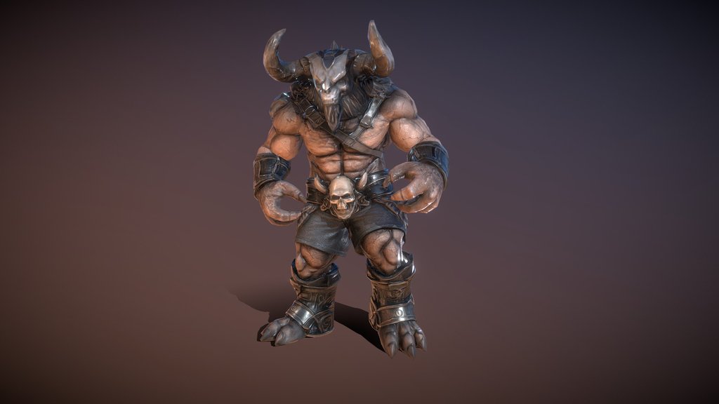 Minotaur Berserker - Free Game-Ready Character