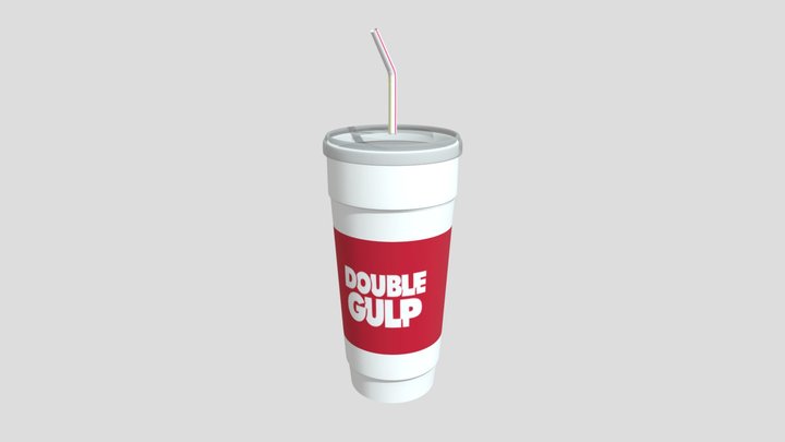 Double Gulp Cup 3D Model