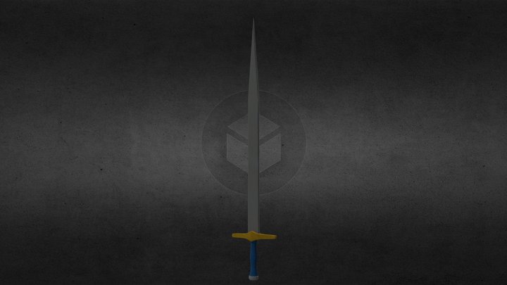 Medieval sword 3D Model