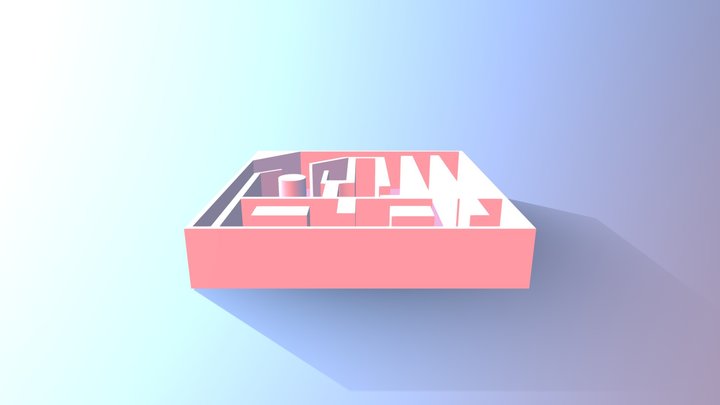 Pinktopia Maze 3D Model