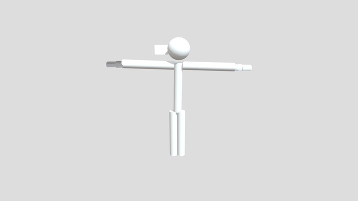 Kj the stickman 3D Model