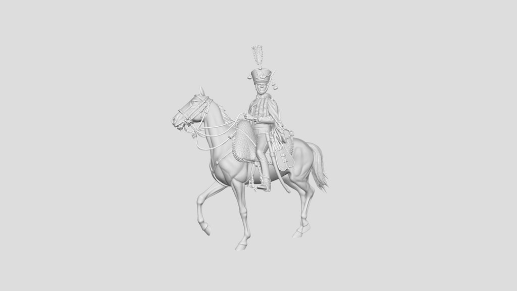 Cavalryman of the 1st Regiment, 1813