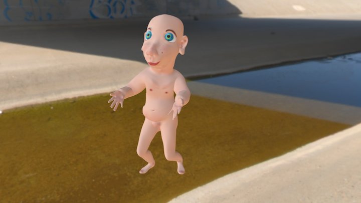 Curtis Hip Hop 3D Model