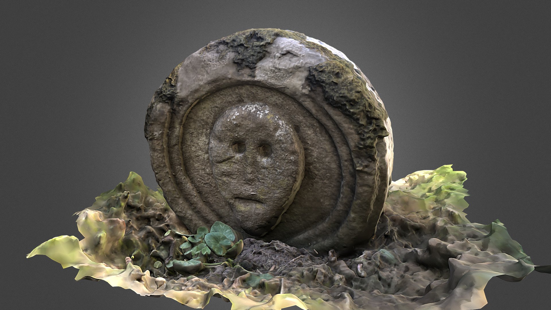 Gravestone at Lennel, Borders, Scotland
