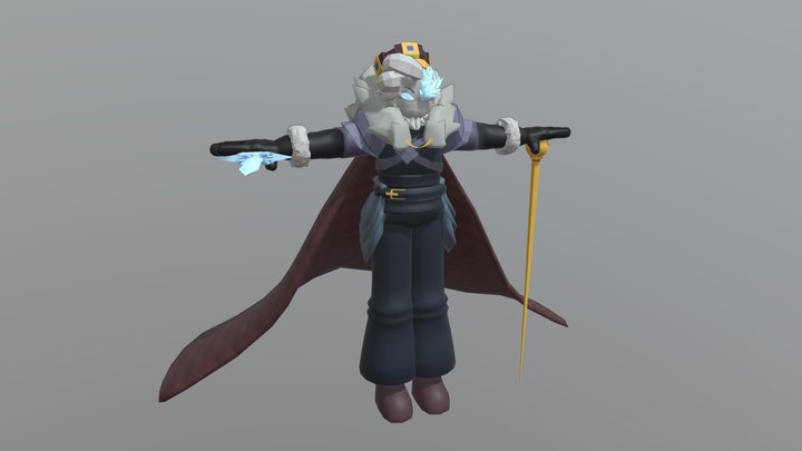 Stylized Cruel King – Kostenloses 3D-Modell STL