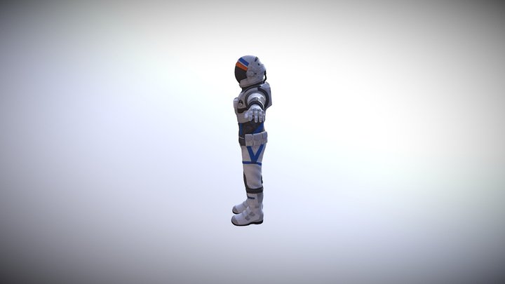 Astronaut - Deliver Us The Moon 3D Model