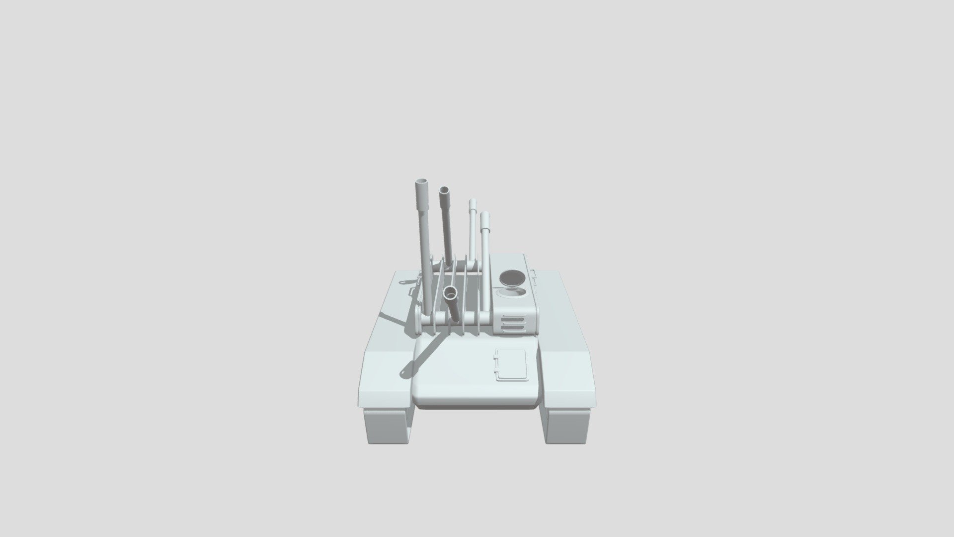 Low-poly swiss tank