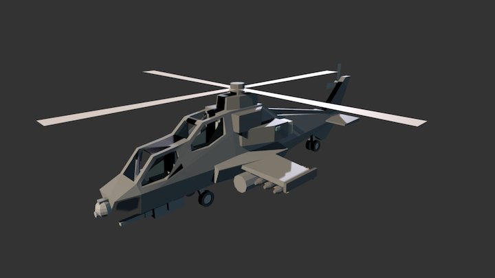 Resident Evil 6 Helicopter 3D Model