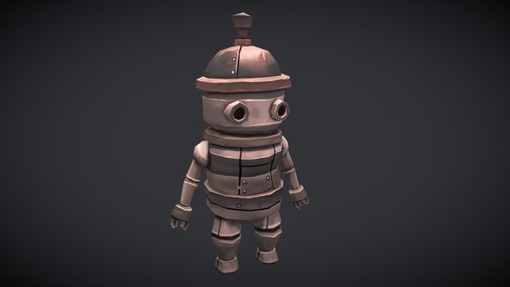 Old robot 3D Model