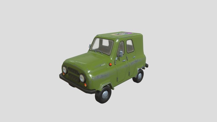 Car toy 3D Model