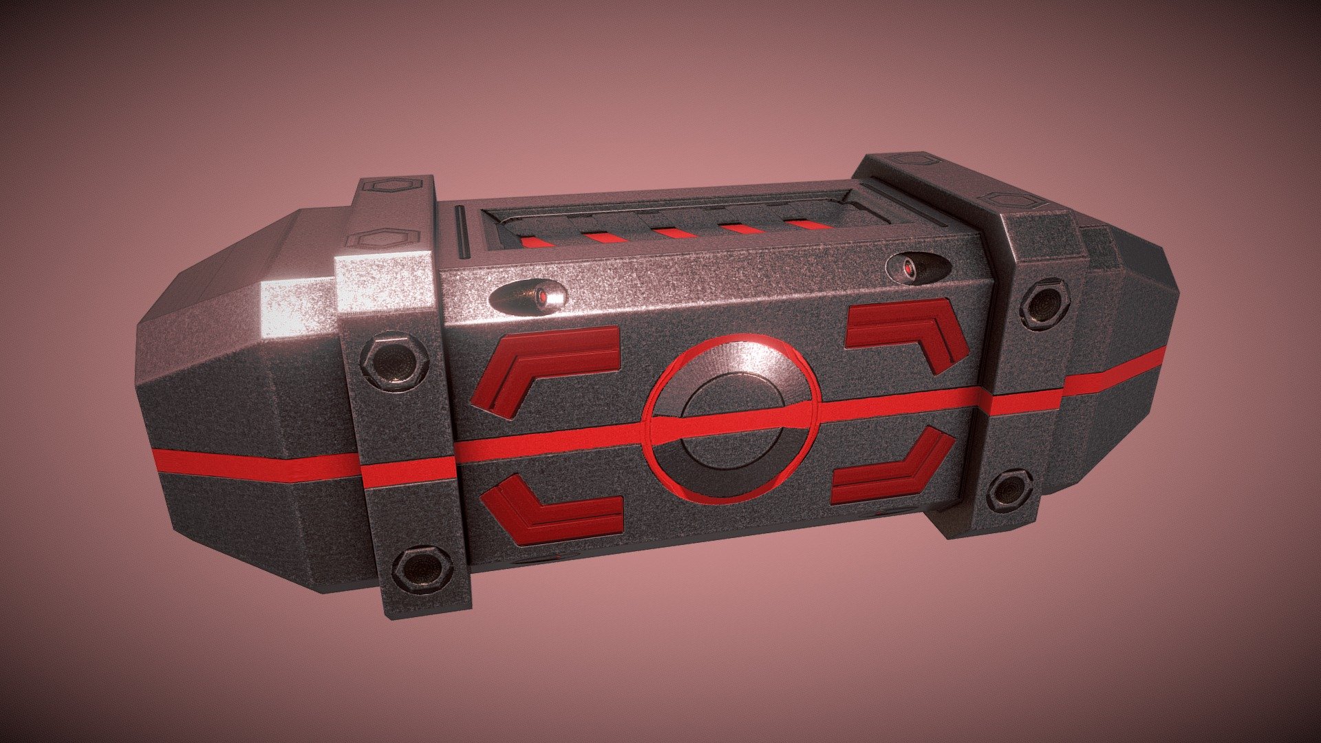 Red Sci Fi Crate