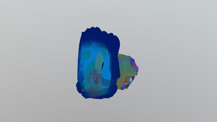 Underwater Cave Sketch 3D Model