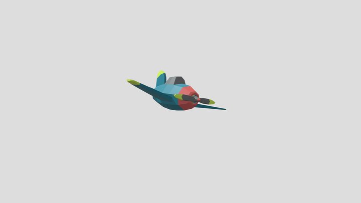 Airplane - Blender Crash Course Project 3D Model