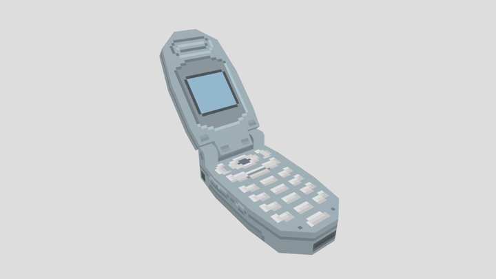 90s flip phone 3D Model