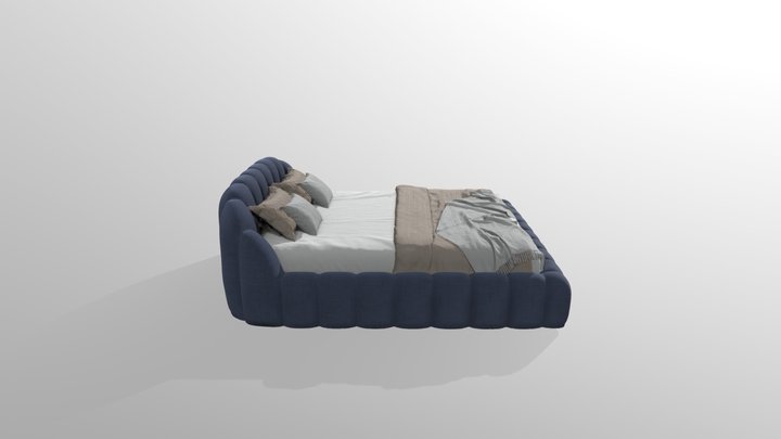 3D bed model 3D Model