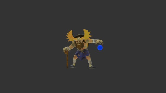 Ancient doruido 3D Model