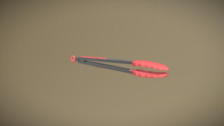 Kitchen tong 3D Model
