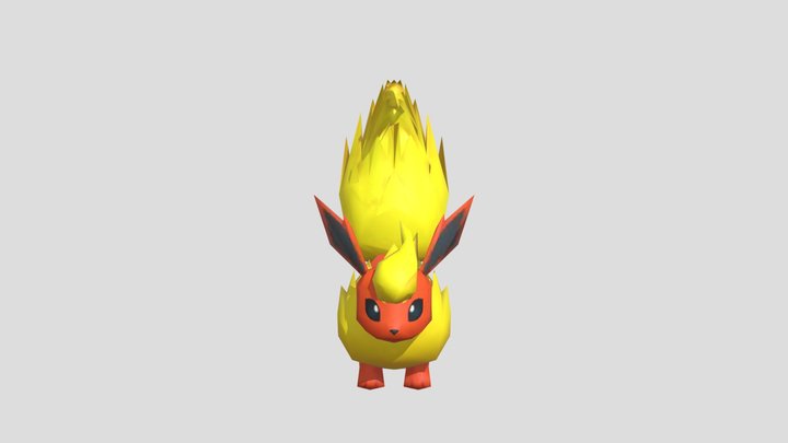 [Pokemon] Flareon – Kostenloses 3D-Modell STL