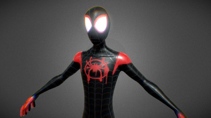 miles morales spiderman 3D Model