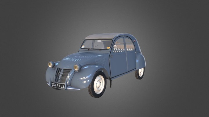 2CV 3D Model