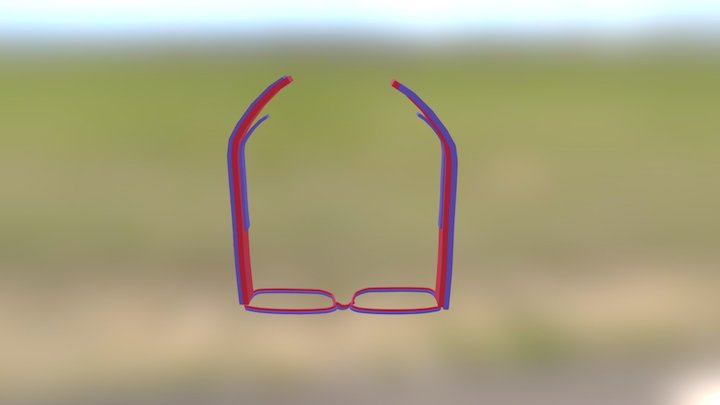 Blue red specs 3D Model
