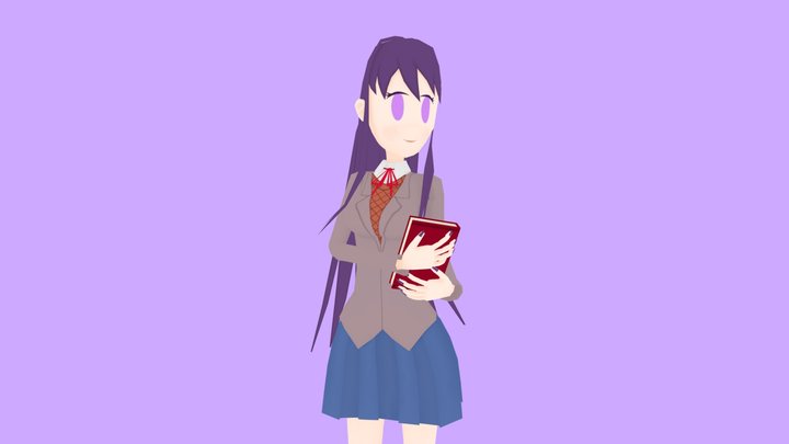 Yuri - Doki Doki Literature Club 3D Model