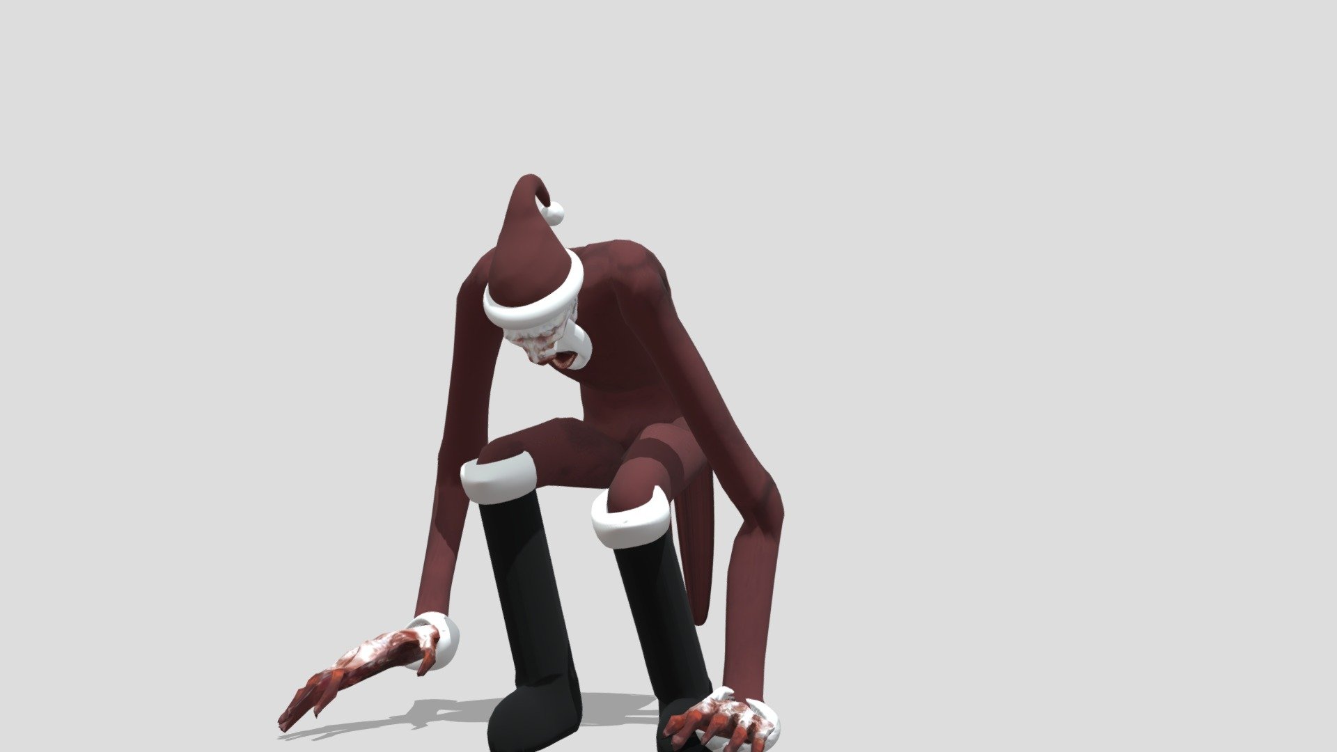 SCP-096 Dressed Up As Santa - Download Free 3D model by Sealife Fan 3 ...
