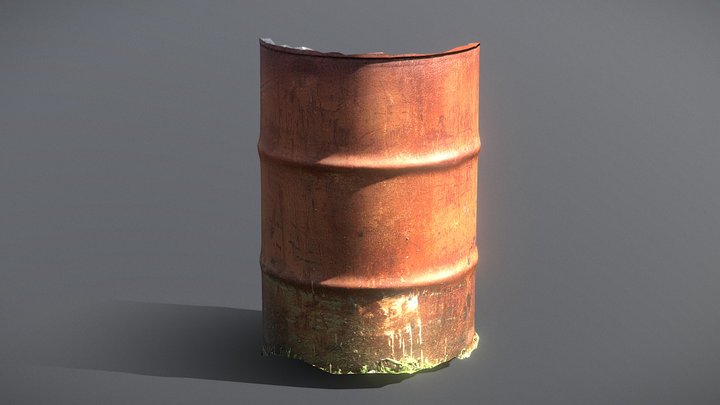 Rusty barrel – Modelo 3D gratuito STL