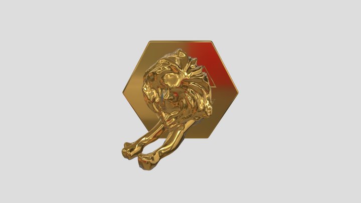 Cannes Lions Award (Low-poly)
