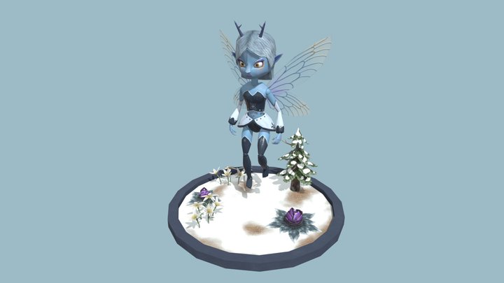 Snow Fairy 3D Model