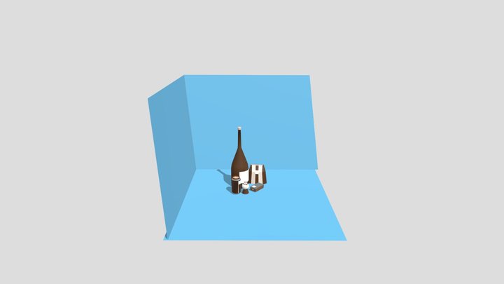 Wadah Produk 3D Model