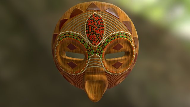 african mask 3D Model