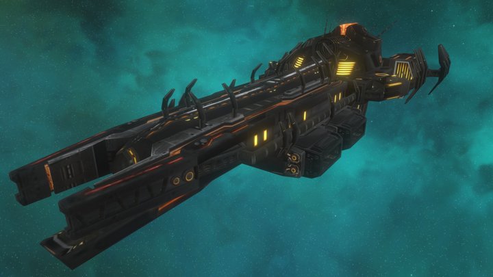 Space Ship: Goliath 3D Model