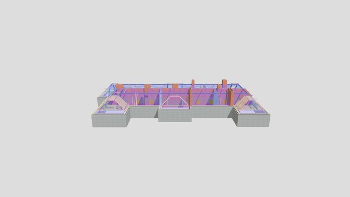 P12978 Berkeley Mansion House 3D Model