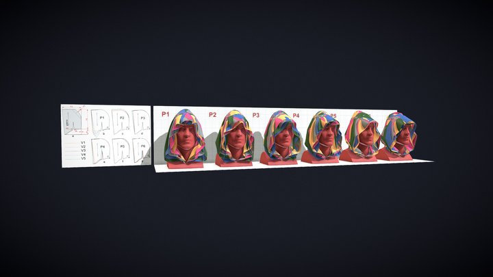 3D hood: Material 33 – Kostenloses 3D-Modell STL