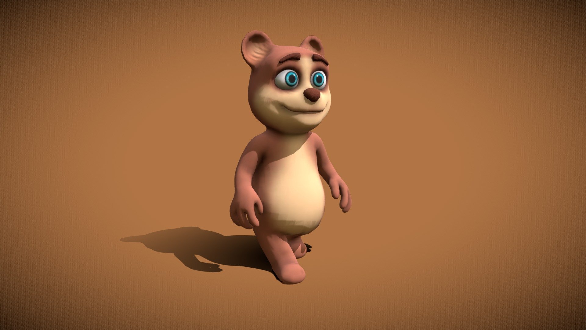 Cartoon bear - Buy Royalty Free 3D model by 3DAnvil [42f166c ...