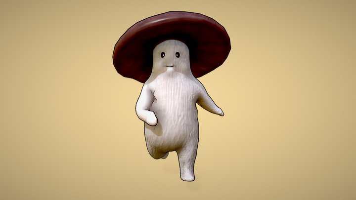 Pretty Little Mushroom 3D Model