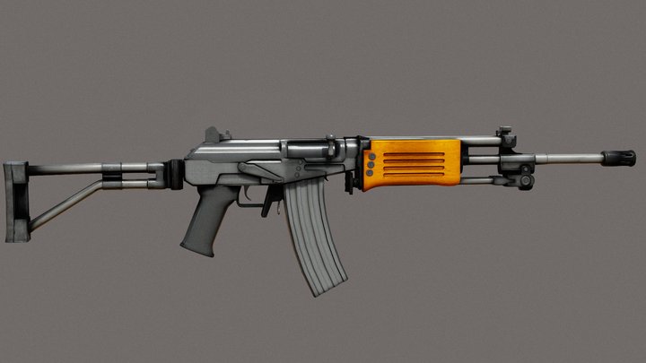 Freeform IMI Galil 3D Model