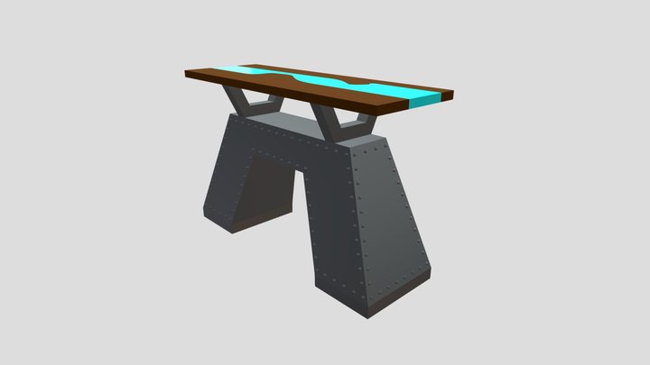 Side Table 02 3D Model