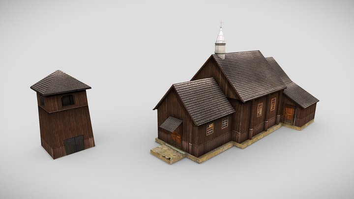 Kościół - Żmudź 3D Model