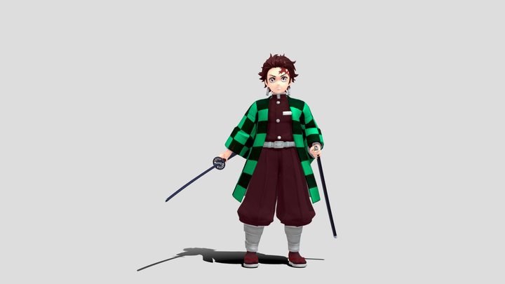Yan Kamado Tanjiro AOV 3D Model