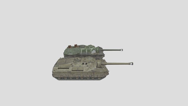 T95 ("155 mm AT Gun T7") – Modello 3D gratuito STL